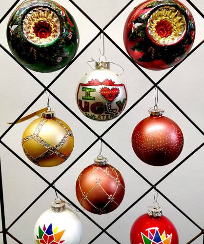 Doiron's - Hanging Glass Ball Ornaments