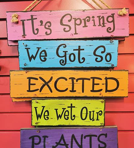 Doiron's - It’s Spring Hanging Wall Palque