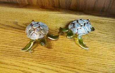 Doiron's Christmas Store -  Glass Sea Turtle